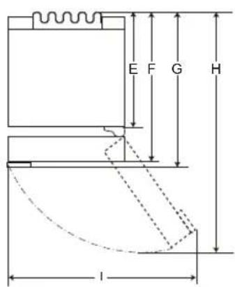 LG GBP61SWPFN - Dimensiones y separaciones - 2