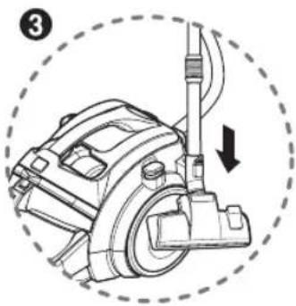 LG VK7320NNTS1 - How to use Operating vacuum cleaner Utilisation Fonctionnement de l'aspirateur Использование Эксплуатация пылесоса - 1
