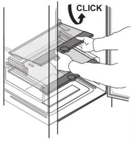 WHIRLPOOL WHC20 T593 P - Desmontaje del cajón de la nevera - 4
