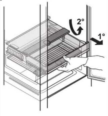 Borttagning av kylskapslåda 3