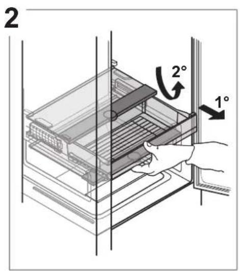 WHIRLPOOL WHC20 T593 P - Buzdolabicekmecesinin cikarilmasi - 3