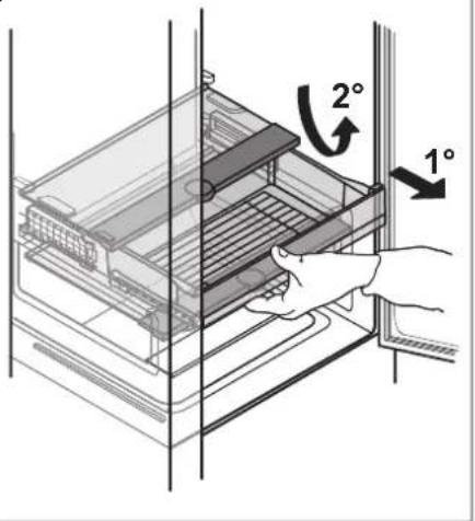 WHIRLPOOL WHC20 T593 P - Retirar a gaveta do frigorífico - 3
