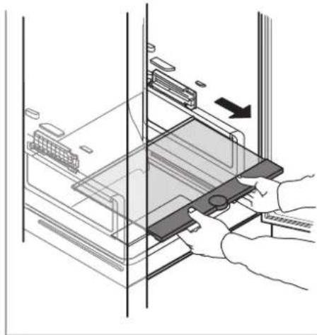 WHIRLPOOL WHC20 T593 P - Ledusskapja atvilktnes iznemšana - 5