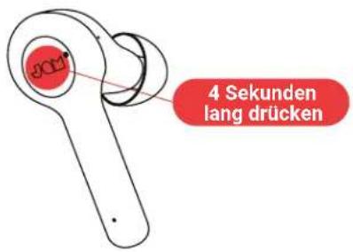 4 Sekunden lang drücken