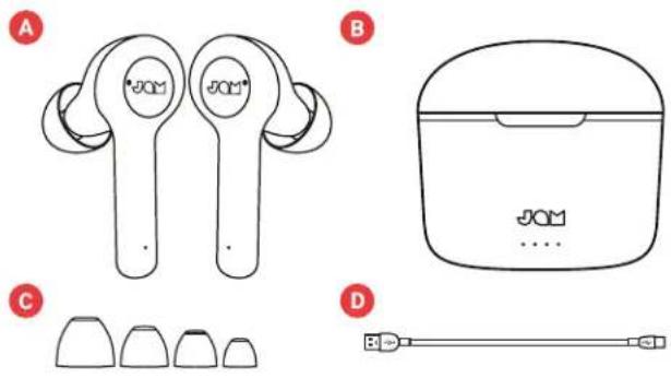 JAM TWS ANC HXEP925 - CONTENIDO CONTROLES - 1