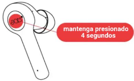mantenga presionado 4 segundos