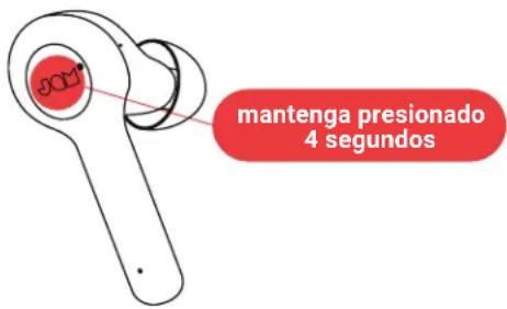 mantenga presionado 4 segundos