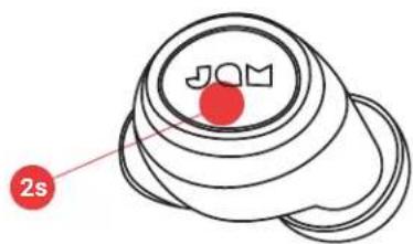 JAM Live Free HXEP909 - ERSTER SCHRITT - EINSCHALTEN DES OHRHÖRERS - 1