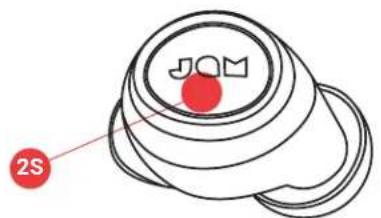 JAM Live Free HXEP909 - PRIMEIRA ETAPA - LIGANDO O FONE DE OUVIDO - 1