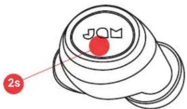 JAM Live Free HXEP909 - STAP 1 - HET OORDOPJE INSCHAKELEN - 1