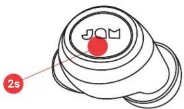 JAM Live Free HXEP909 - ÉTAPE 1 - MISE EN MARCHE DE L'ÉCOUTEUR - 1