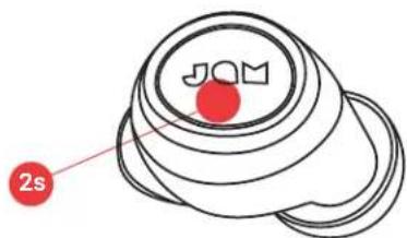 JAM Live Free HXEP909 - FASE 1 - ACCENSIONE DEGLI AURICOLARI - 1