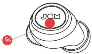 JAM Live Free HXEP909 - AUSSCHALTEN IHRER OHRHÖRER - 1