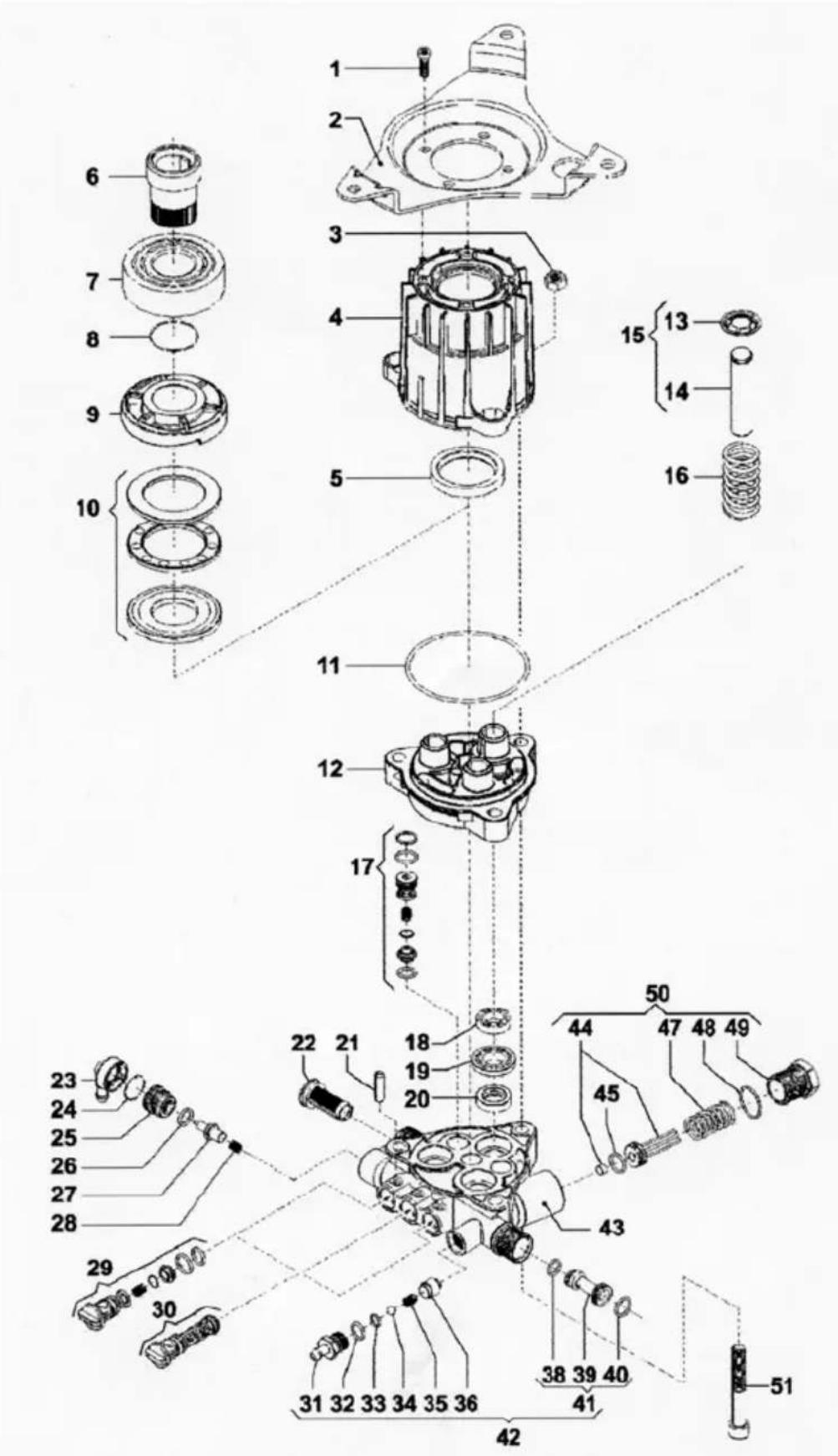 Lavor PWR4000 - ITEM PART DESCRIPTION QTY. - 1