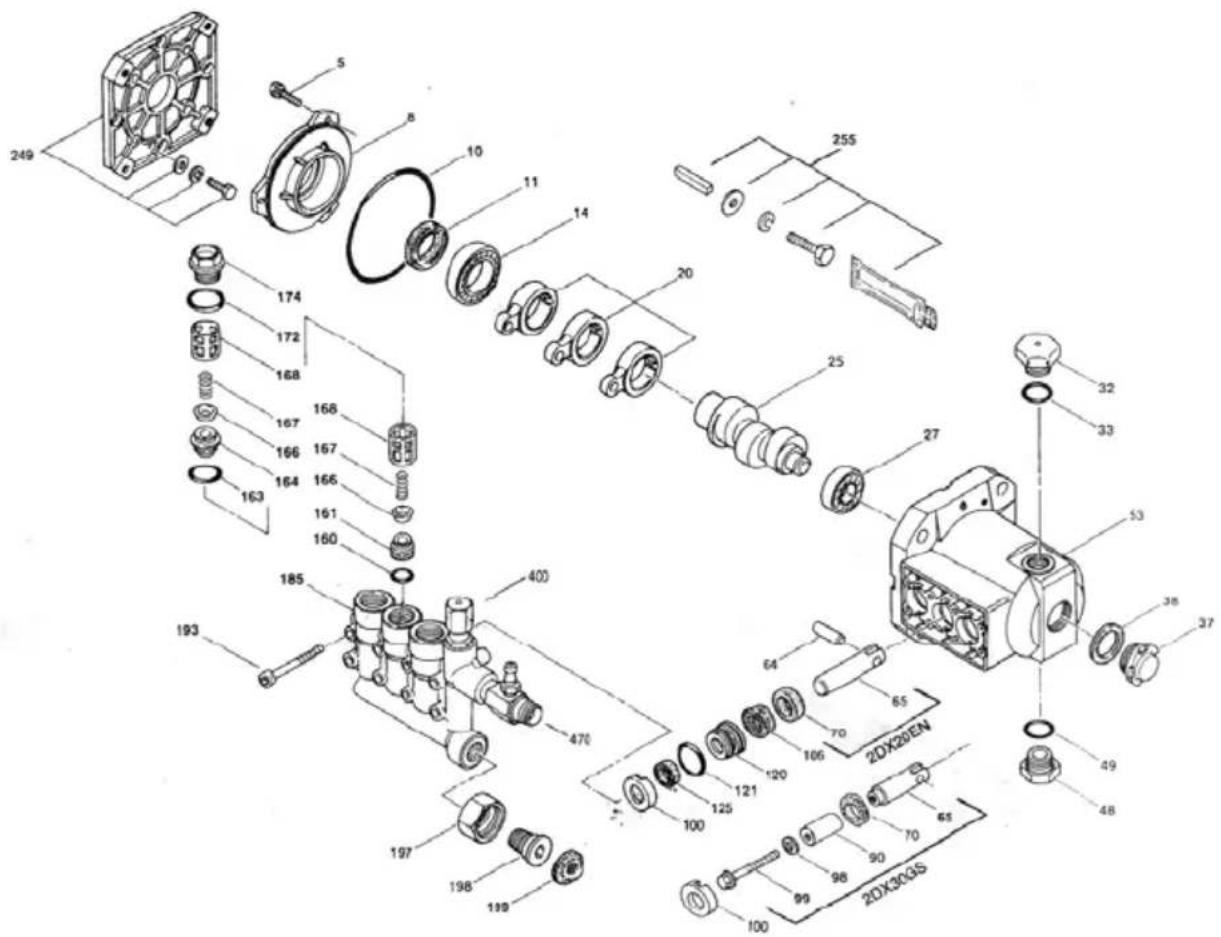 Lavor PWR4000 - ITEM PART DESCRIPTION QTY - 1