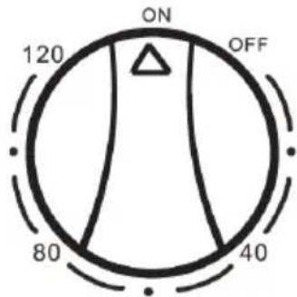 SILVERCREST STV 50 F1 - Switching the fan on and off - 1
