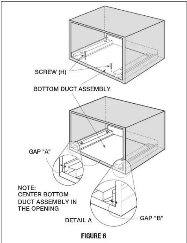 SHARP RK94S27F - STEP 3 - SURFACE INSTALLATION - 1