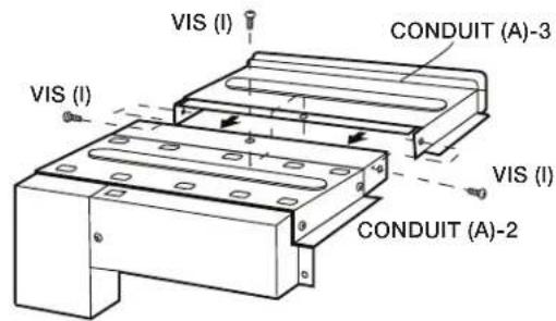 SHARP RK94S27F - ÉTAPE 2 - ENSEMBLE DU CONDUIT D'ÉVACUATION - 4