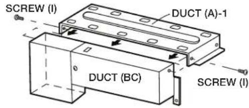 SHARP RK94S27F - FLUSH INSTALLATION INSTRUCTIONS - 1