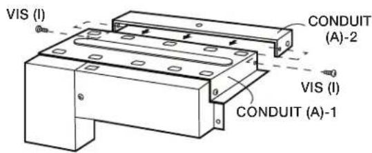 SHARP RK94S27F - ÉTAPE 2 - ENSEMBLE DU CONDUIT D'ÉVACUATION - 3