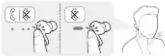 LG Tone Free DFP9 - Funzioni di chiamata mobile - 1