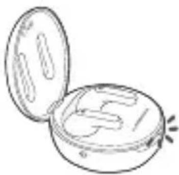 LG Tone Free DFP9 - Comprobar el estado de la bateria - 1