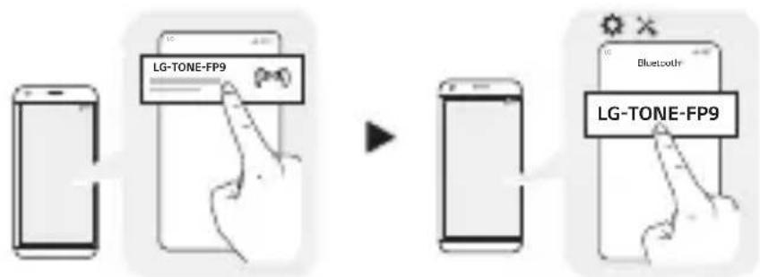 LG Tone Free DFP9 - Abbinamento rapido - 2