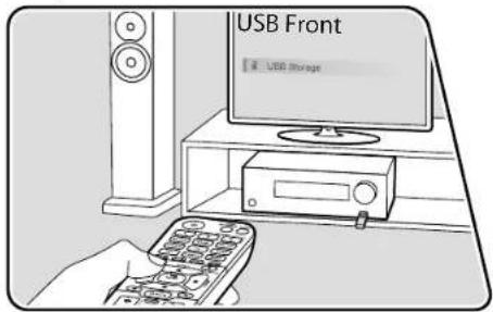 PIONEER Elite VSXLX305 - Lecture des fichiers musicaux sauvegardés sur un périphérique de stockage USB - 1