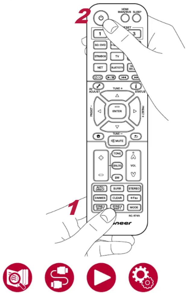 PIONEER Elite VSXLX305 - Lecture (ZONE 3) - 1