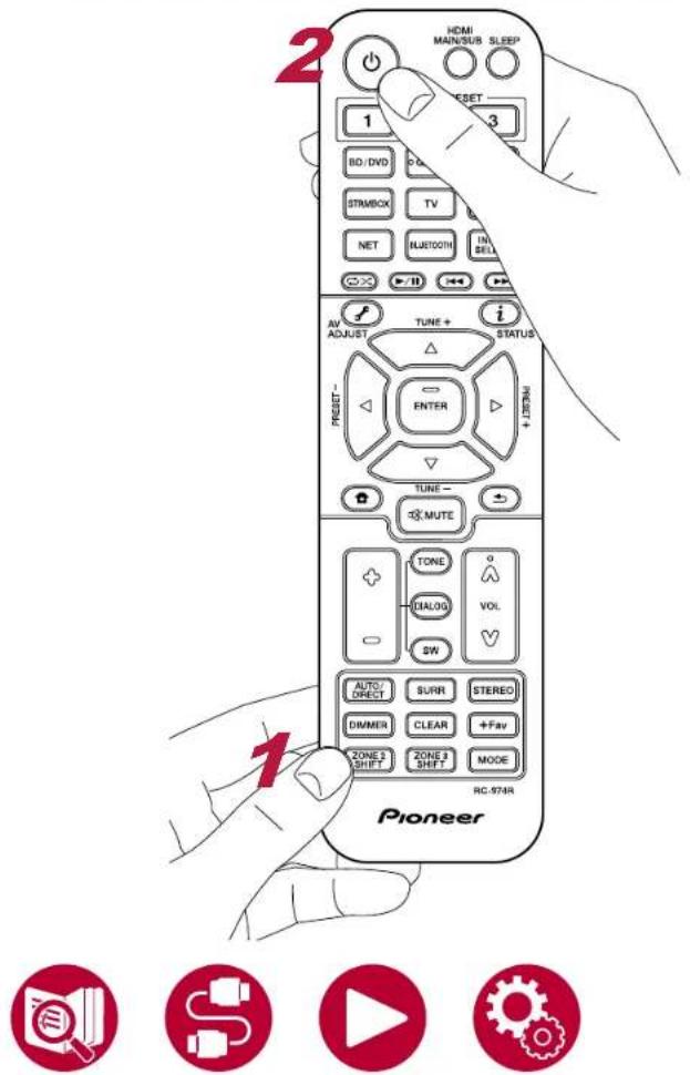 PIONEER Elite VSXLX305 - Lecture (ZONE 2) - 1