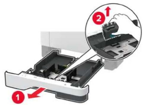 LEXMARK M1342 - Remplacement du rouleau séparateur du tiroir - 1