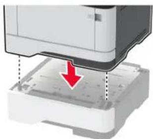 LEXMARK M1342 - Installation des tiroirs en option - 1