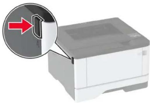 LEXMARK M1342 - Bourrage papier derrière la porte arriere - 1