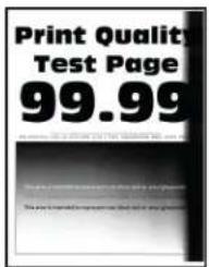 LEXMARK M1342 - Bandes noires verticales - 1