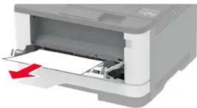 LEXMARK M1342 - Bourrage papier dans le chargeur multifonction - 1