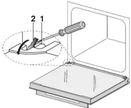 SIBIR EH Tritherm 4 V600 - Retrait de la porte de l'appareil - 2
