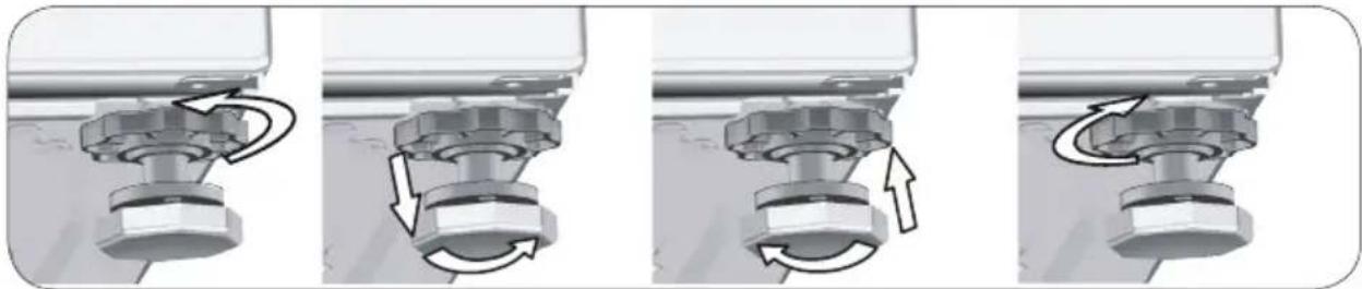 SIBIR WA 71440 L - Füße einstellen - 2