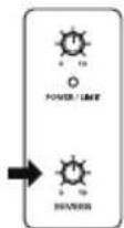GEMINI PA300BT - BOUTON DE REVERB AMOUNT - 1