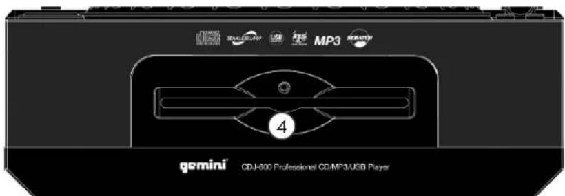 GEMINI CDJ600 - FRONT - 1