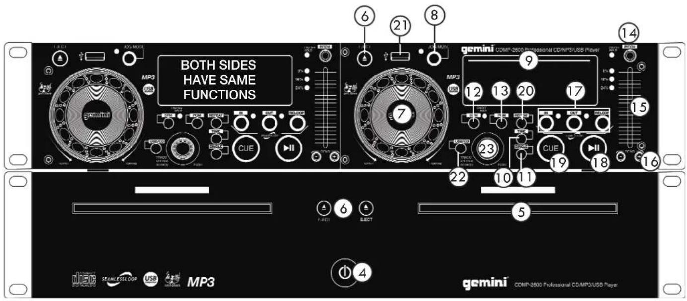 GEMINI CDMP2600 - FRONT - 1