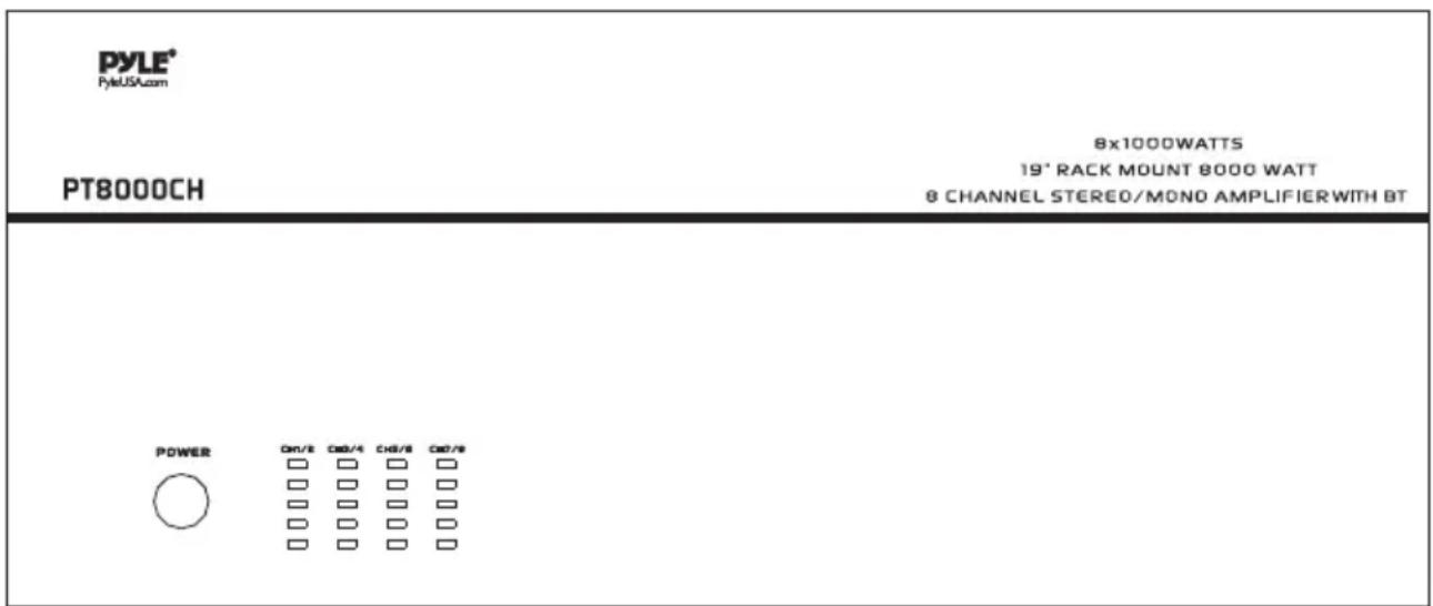 Pyle PT8000CH - Voir le diagramme 1 pour l'emplacement des éléments suivants : - 1
