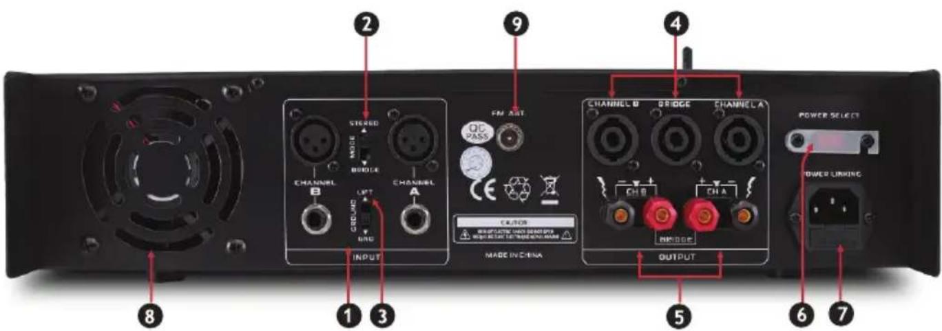 Pyle PTA1000BT - Panneau arrête - 1