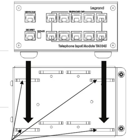 LEGrand SERVICE IN TELEPHONE OUT SECURITY BYPASS Telephone Input Module TM1045