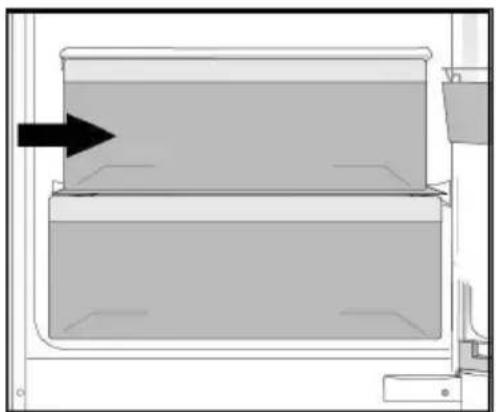 GRUNDIG GKMI25730N - De lade voor zuivelproducten (koude opberging) - 1