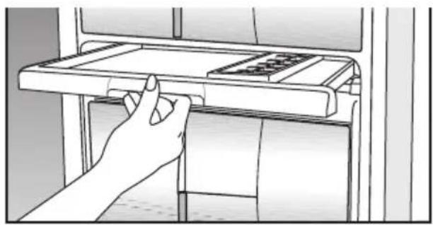 GRUNDIG GFNI 12410 - Preparazione dei cubetti di ghiaccio - 1