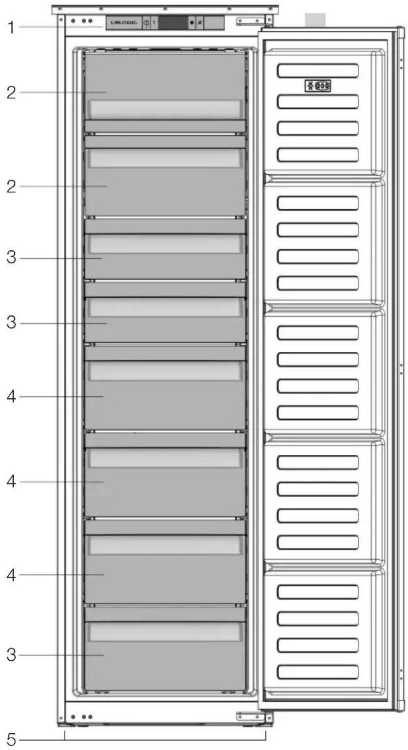 GRUNDIG GFNI12430N - Uw diepvriezer - 1