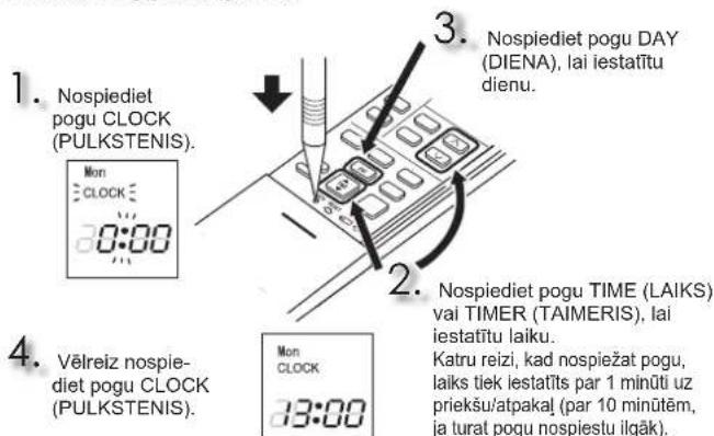 MITSUBISHI MSZEF25VGKS - Laika iestatīsana - 1