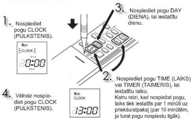 MITSUBISHI MFZKT50VG - Talvadibas pults bateriju ivietosana - 2