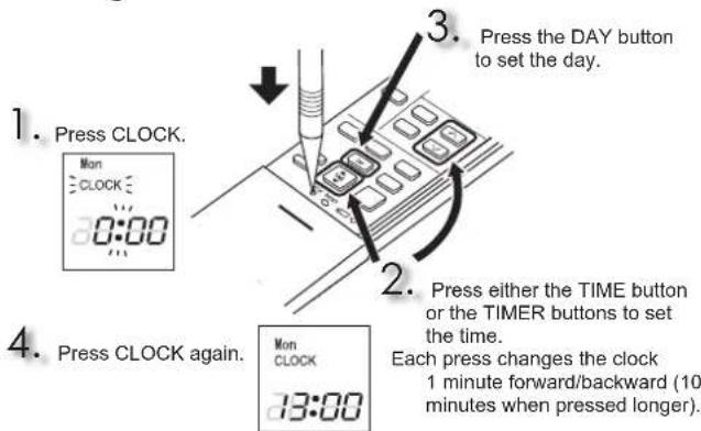 MITSUBISHI MFZKT50VG - Installing the remote controller batteries - 2