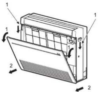 MITSUBISHI MFZKT50VG - Painel frontal - 1